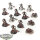 Necrons - 10x Necron Warriors - teilweise bemalt