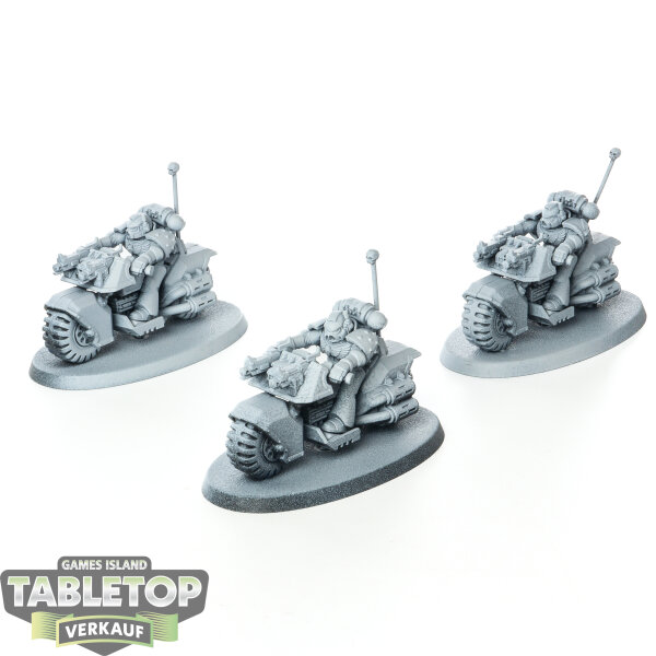 Blood Angels - 3x Biker - grundiert