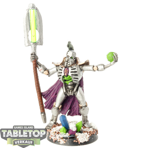 Necrons - Necron Lord with Resurrection Orb - bemalt