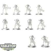Necrons - 10x Necron Warriors - grundiert