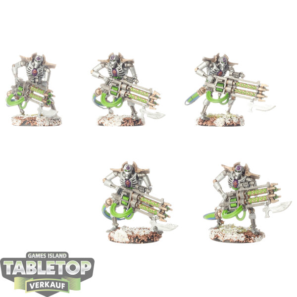 Necrons - 5x Immortals - bemalt