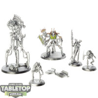 Necrons - 5x Necrons Royal Court - teilweise bemalt