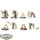 Dark Angels - 5x Deathwing Knights - bemalt