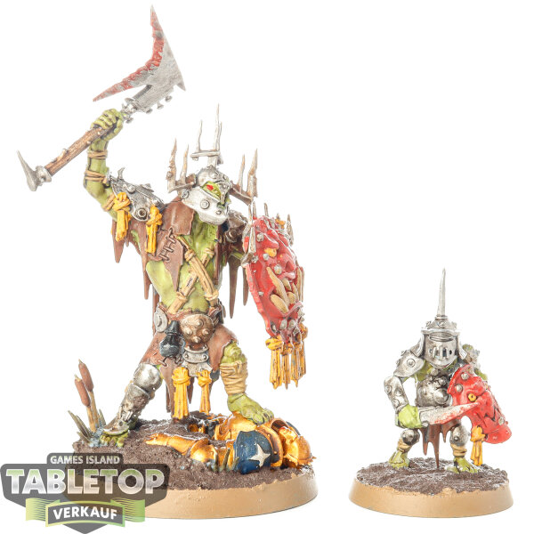 Orruk Warclans - Killaboss with Stab-grot - bemalt