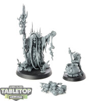 Orruk Warclans - Swampcalla Shaman with Pot-grot - unbemalt