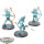Sylvaneth - 3x Kurnoth Hunters - teilweise bemalt