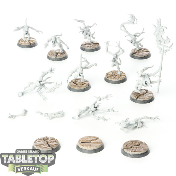 Disciples of Tzeentch - 10 Pink Horrors - grundiert