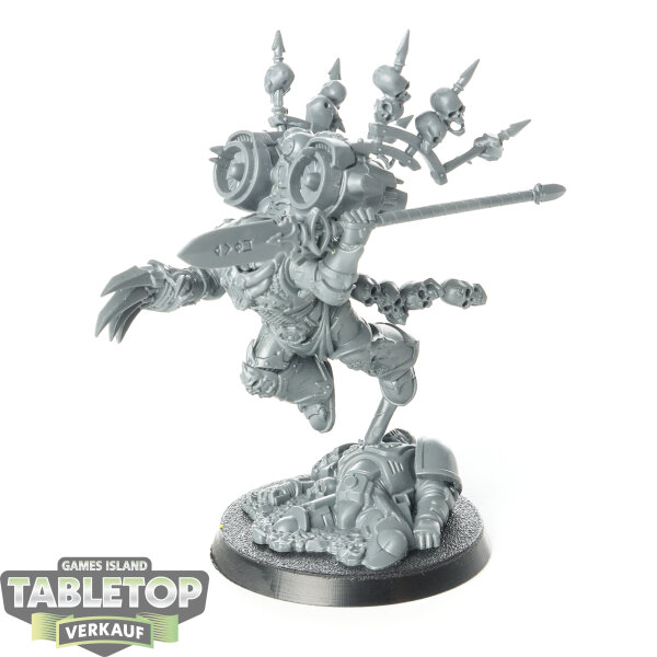 Chaos Space Marines - Haarken Worldclaimer, Herald of the Apocalypse - unbemalt