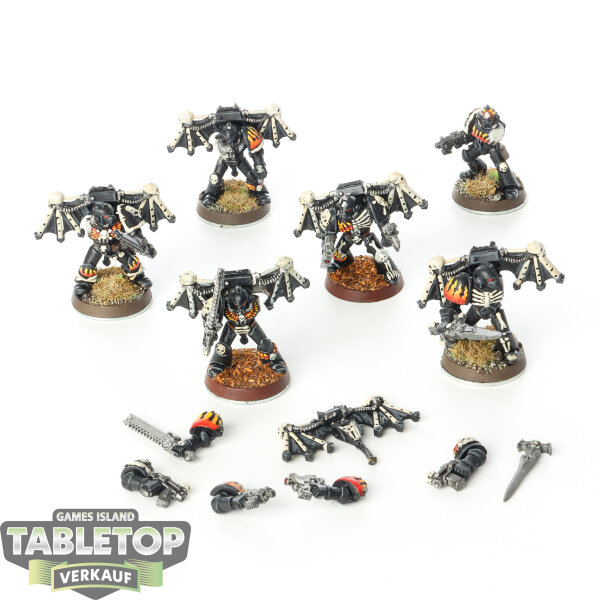 Space Marines - 6 The Legion of the Damned / Raptors klassisch - bemalt