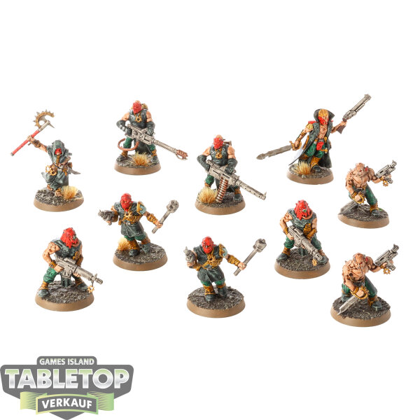 Chaos Space Marines - 10 Chaos Cultists klassisch - bemalt