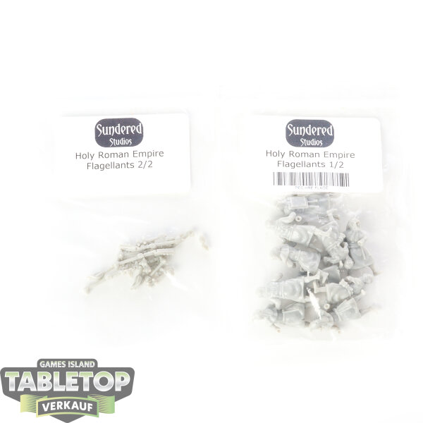 Miniaturen - 10x Fagellants - unbemalt