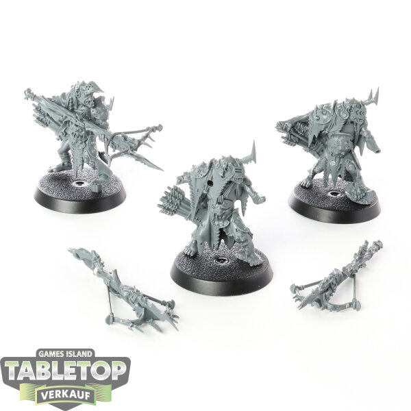 Orruk Warclans - 3x Man-Skewer Boltboyz - unbemalt