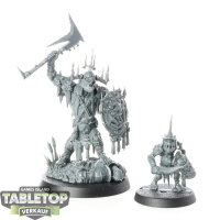 Orruk Warclans - Killaboss with Stab-grot - unbemalt