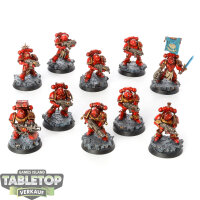 Blood Angels - 10x Blood Angels Tactical Squad - bemalt