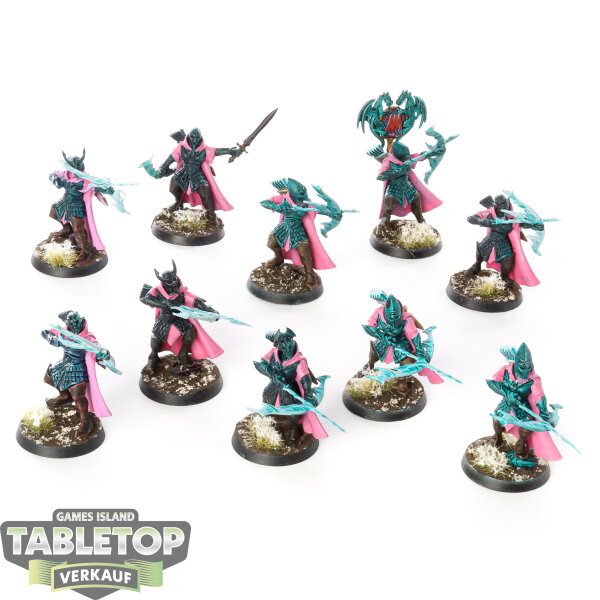 High Elf Realms - 10x Sisters of Avelorn - bemalt