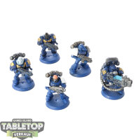 Space Marines - 5 Tactical Squad - teilweise bemalt