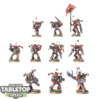 Chaos Space Marines - 10x Chaos Space Marines  - bemalt