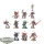 Chaos Space Marines - 10x Chaos Space Marines  - teilweise bemalt