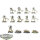 Necrons - 10x Necron Warriors - bemalt