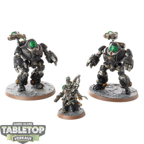Adeptus Mechanicus - 2 Kastelan Robots - bemalt