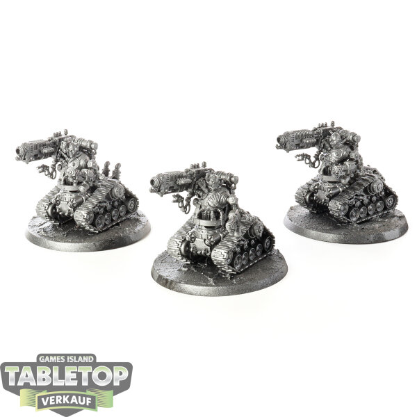 Adeptus Mechanicus - 3 Kataphron Destroyers - grundiert
