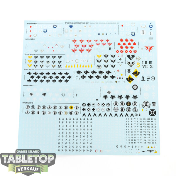 Space Marines - Transfer Sheet - Sonstiges