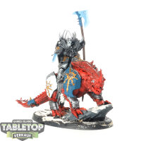 Slaves to Darkness - Chaos Lord on Karkadrak - bemalt