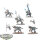 Slaves to Darkness - 5x Chaos Knights klassisch - bemalt