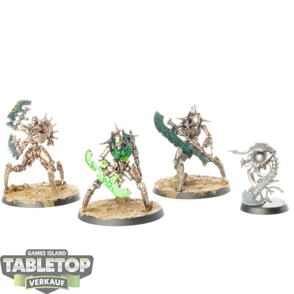 Necrons - 3 Skorpekh Destroyers - bemalt