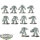 Horus Heresy - 10 Legion Cataphractii Terminator Squad - unbemalt
