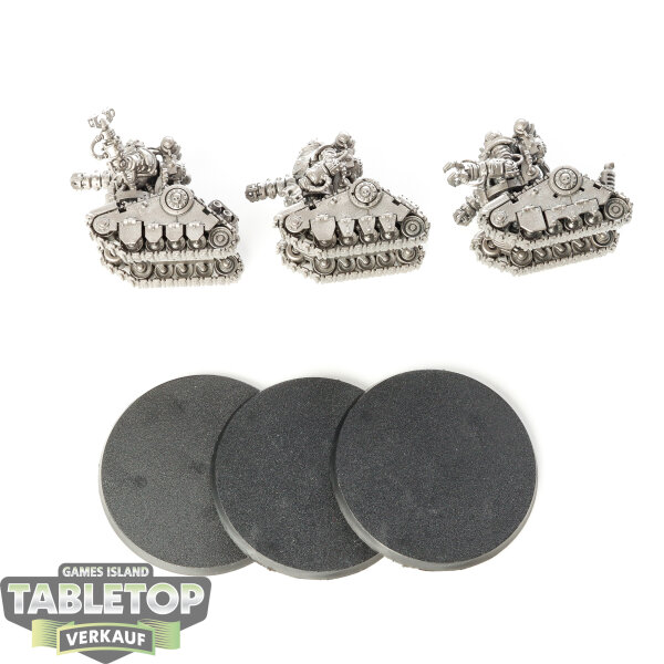 Adeptus Mechanicus - 3 Kataphron Breachers - grundiert