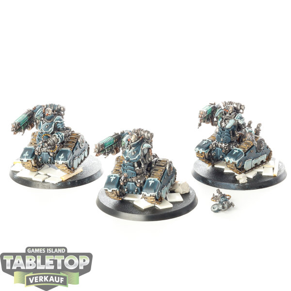 Adeptus Mechanicus - 3 Kataphron Breachers - bemalt