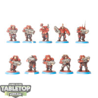 Leagues of Votann - 10 Hearthkyn Warriors - bemalt