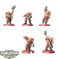 Leagues of Votann - 5 Cthonian Beserks - teilweise bemalt