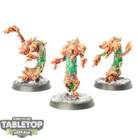 Disciples of Tzeentch - 3 Flamers of Tzeentch - bemalt