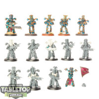 Thousand Sons - 14x Rubric Marines - teilweise bemalt