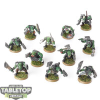 Orks - 11x Ork Boyz - bemalt