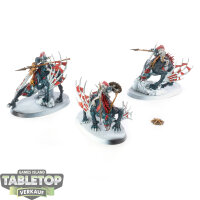 Flesh-eater Courts - 3 Morbheg Knights - bemalt