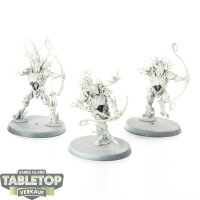 Sylvaneth - 3 Kurnoth Hunters - grundiert