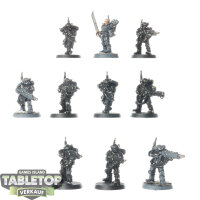 Astra Militarum - 10 Cadian Kasrkin classic - teilweise...