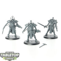 Adepta Sororitas - 3 Paragon Warsuits - unbemalt