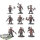 Blades of Khorne - 9 Blood Warriors - teilweise bemalt