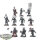 Blades of Khorne - 10 Blood Warriors - teilweise bemalt