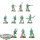Drukhari - 10 Kabalite Warriors - bemalt