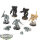 Black Templars - 5x Vanguard Veteran Squad - teilweise bemalt