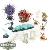 Age of Sigmar - 9x Malign Sorcery - teilweise bemalt