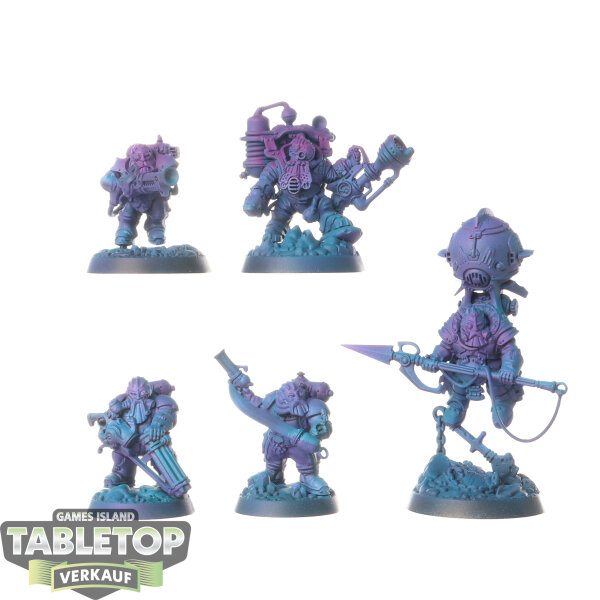 Warhammer Underworlds - 5 Thundrik’s Profiteers - Kharadron Overlords - grundiert