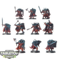 Warriors of Chaos - 10 Chaos Warriors - bemalt