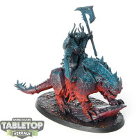Slaves to Darkness - Chaos Lord on Karkadrak - bemalt