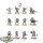 Genestealer Cults - 12 Neophyte Hybrids - bemalt